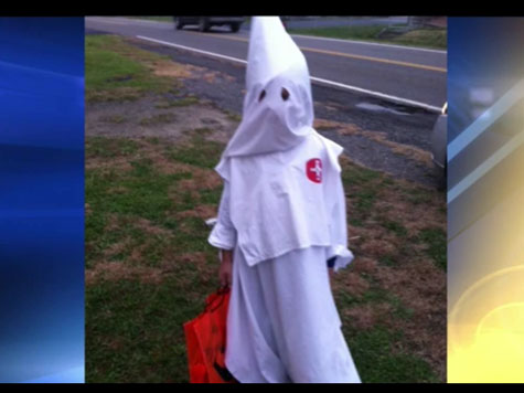 Mom dressed son as Klansman for Halloween because it's a family